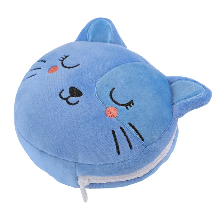 Smiki, Kot, zestaw akcesoriów, poduszka podróżna + opaska na oczy