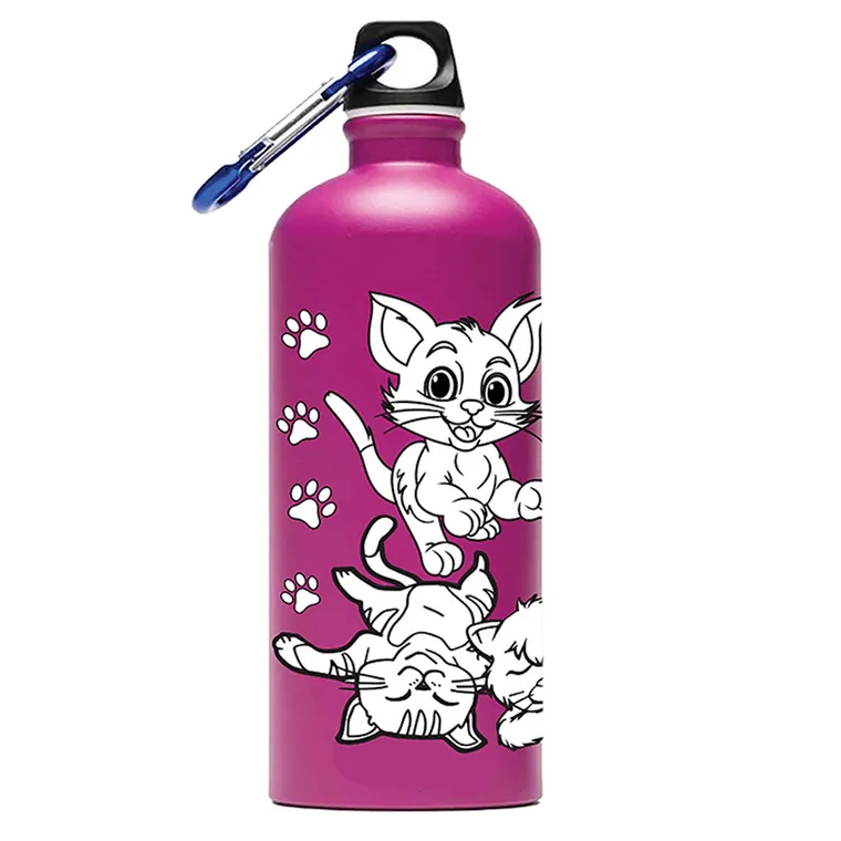 Smiki, Koty, butelka z flamastrami do kolorowania, 600 ml
