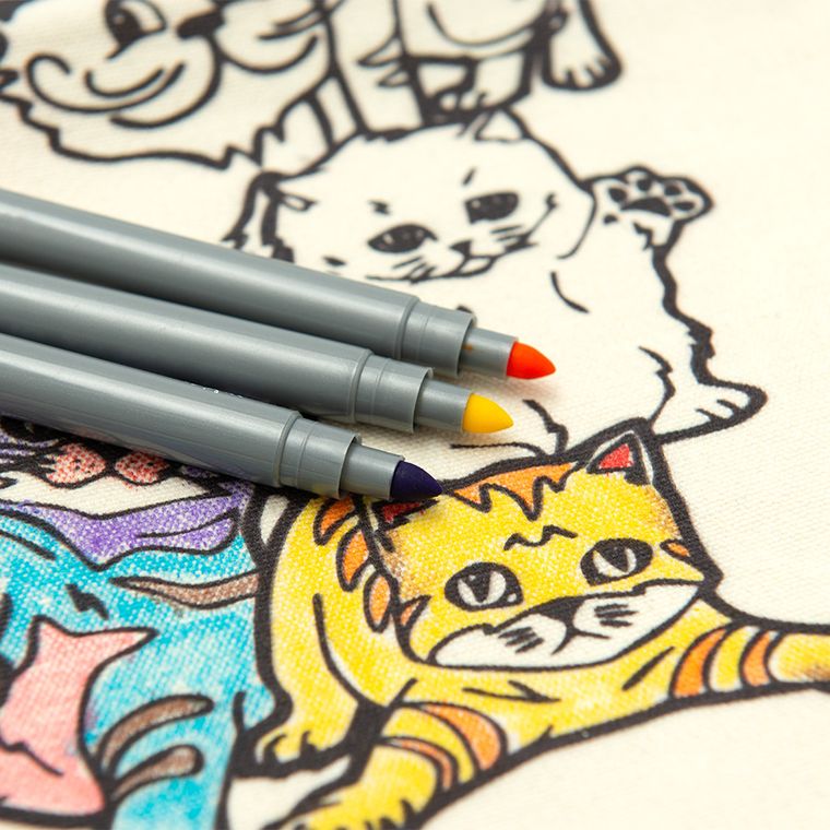 Smiki, Koty, torba do malowania, zestaw kreatywny