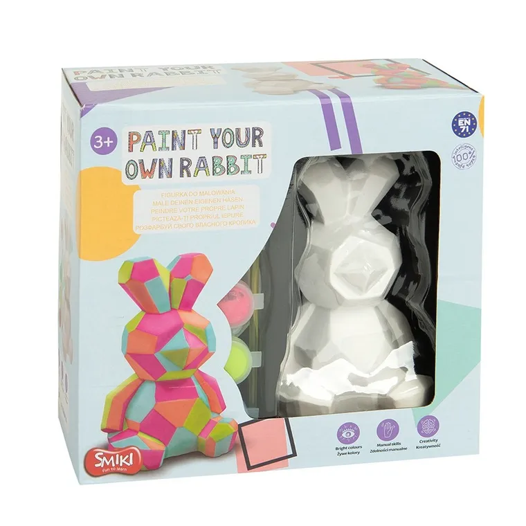 Smiki, Królik, figurka do malowania, zestaw kreatywny
