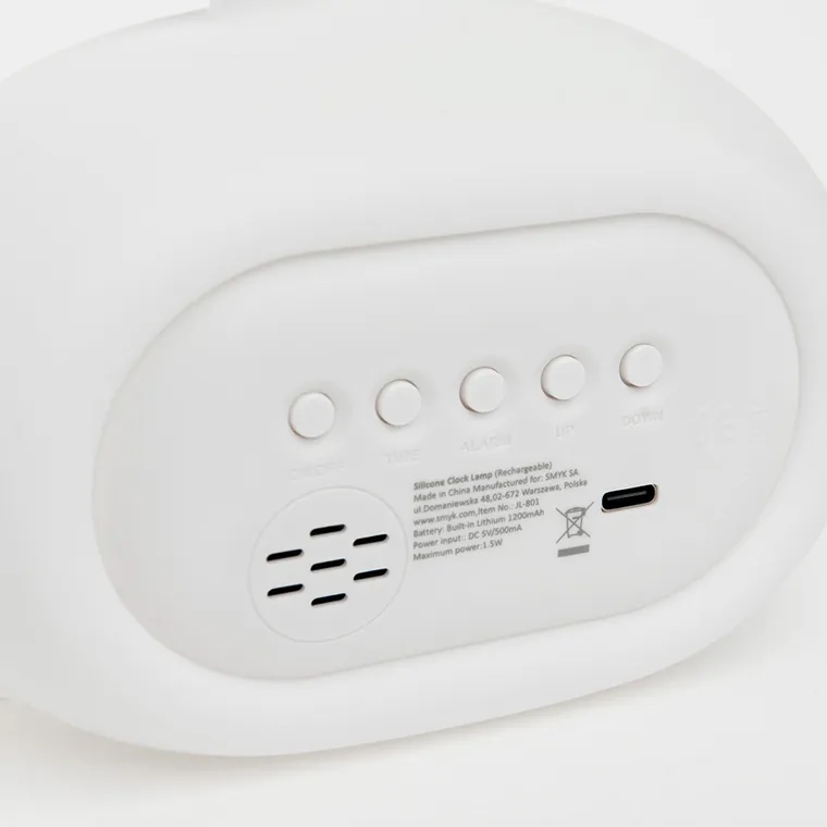 Smiki, Królik, lampka silikonowa LED z zegarkiem