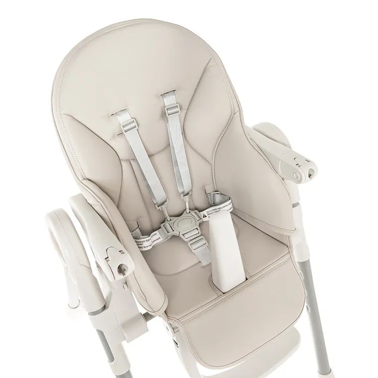 Smiki, krzesełko do karmienia, jasny beż
