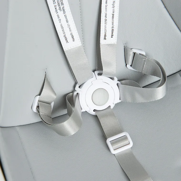 Smiki, krzesełko do karmienia, szare