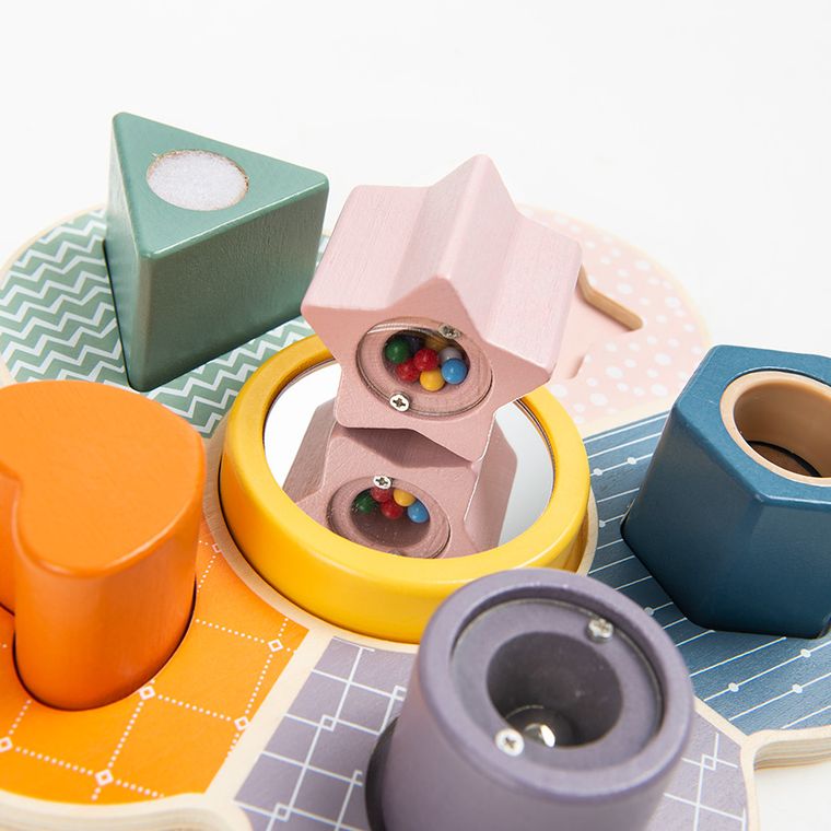 Smiki, Kształty i dźwięki, drewniana układanka