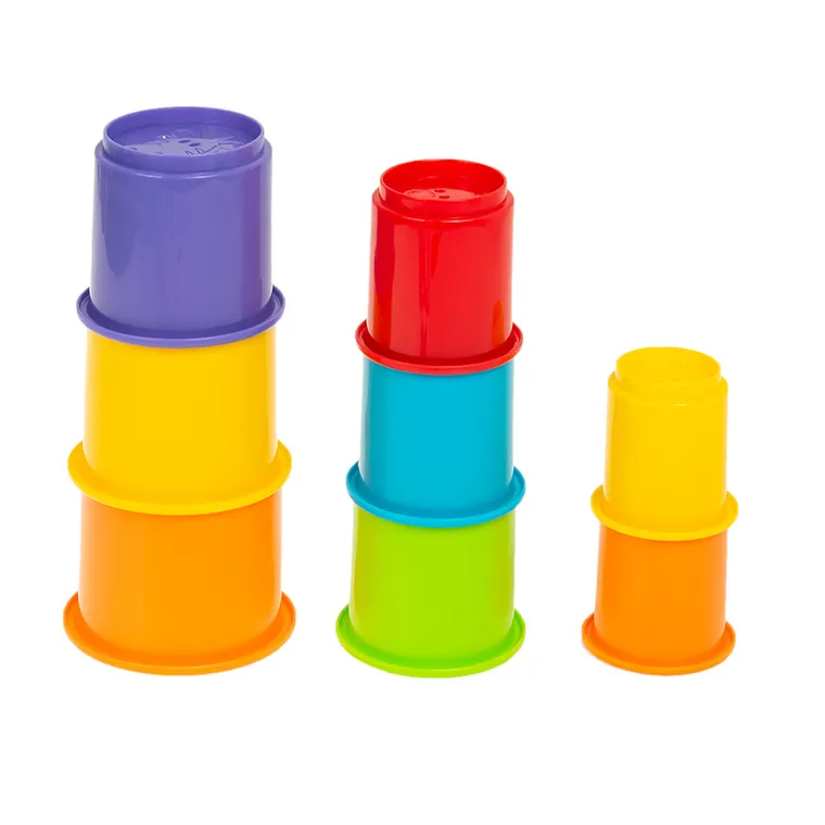 Smiki, kubeczkowa wieża, zabawka niemowlęca