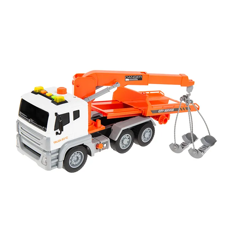 Smiki, Laweta, pojazd, światło i dźwięk, pomarańczowy, 1:12