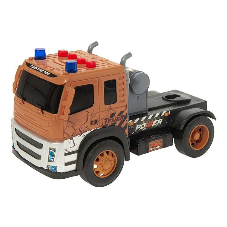 Smiki, laweta z koparką, zestaw pojazdów, światło i dźwięk