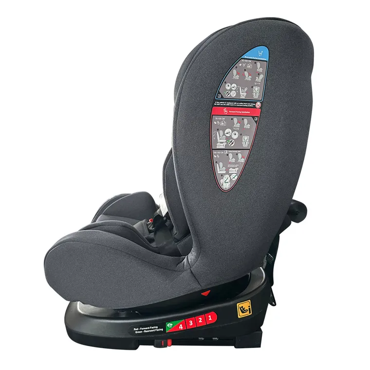 Smiki, Little Adventurer, i-Trip, fotelik samochodowy, iSize, szary, 40-150 cm