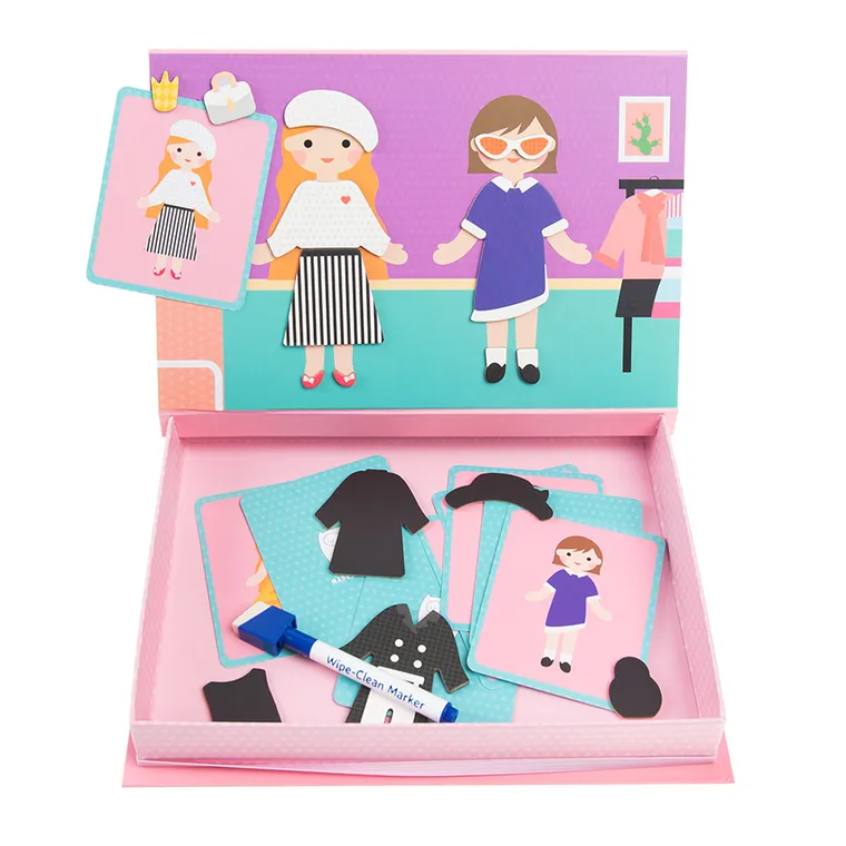 Smiki, Mądra Sówka, Moda, puzzle magnetyczne, 50 elementów