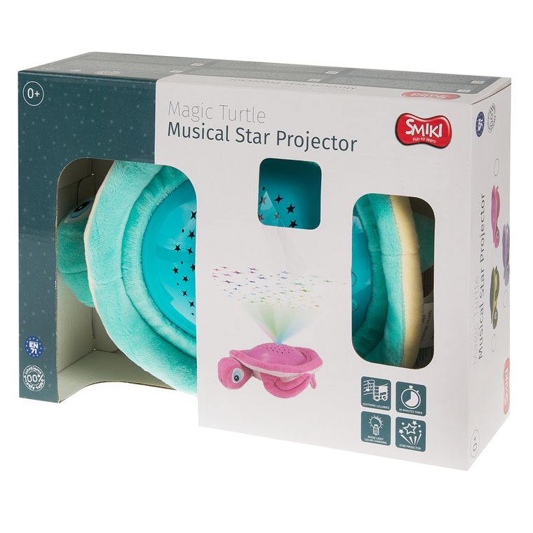 Smiki, Magic Turtle, Żółw, projektor, turkusowy