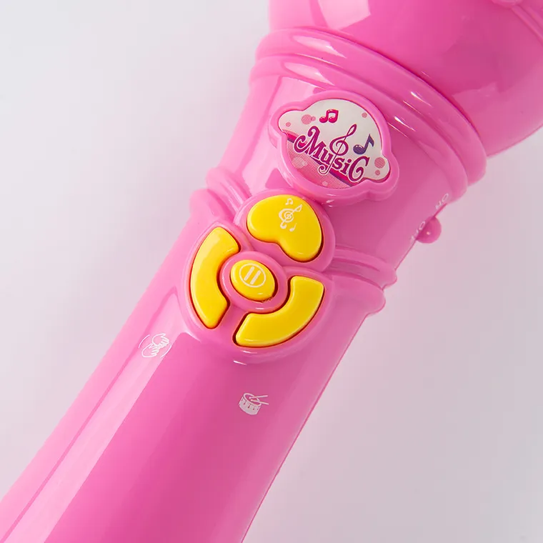 Smiki, mikrofon interaktywny, różowy