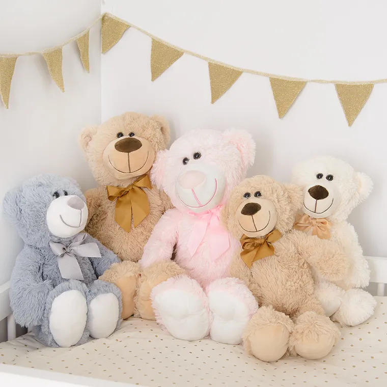 Smiki, Miś, maskotka, kremowa, 28 cm