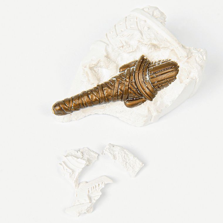 Smiki, Mumia, wykopaliska, zestaw naukowy