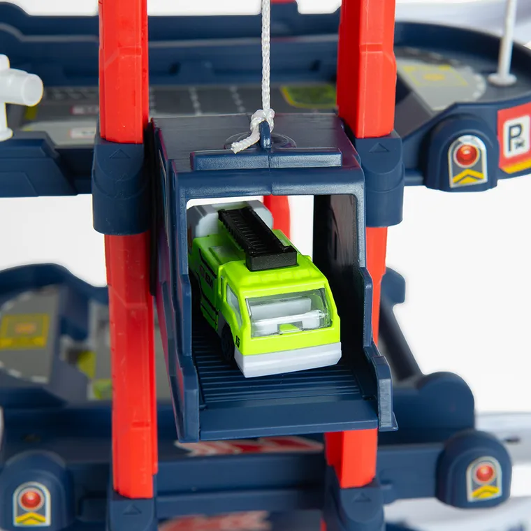 Smiki, parking elektryczny z pojazdami, 77 elementów