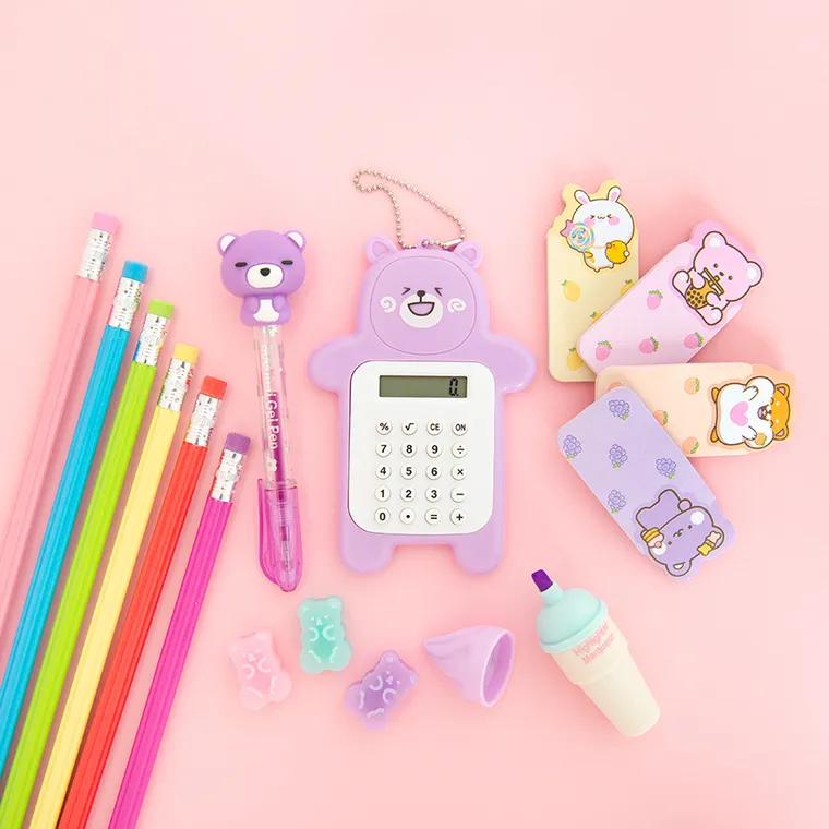 Smiki, plecak z akcesoriami, fioletowy