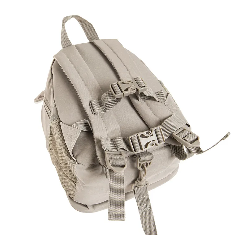 Smiki, plecak ze smyczą, szary, miś