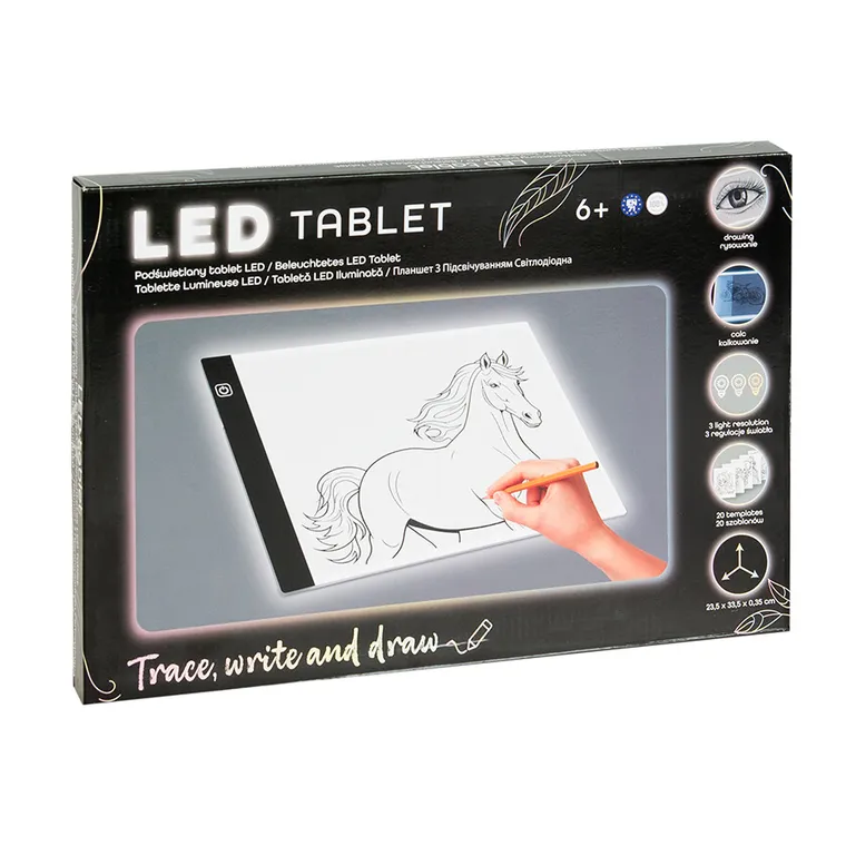 Smiki, podświetlany tablet LED do rysowania