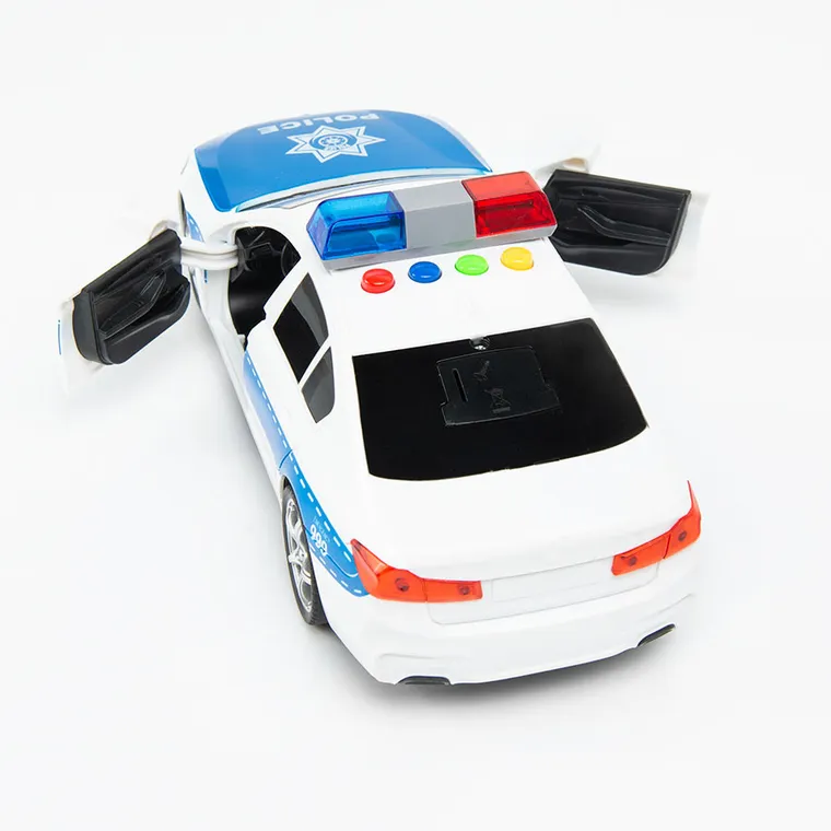 Smiki, Policja, pojazd, światło i dźwięk, 1:16