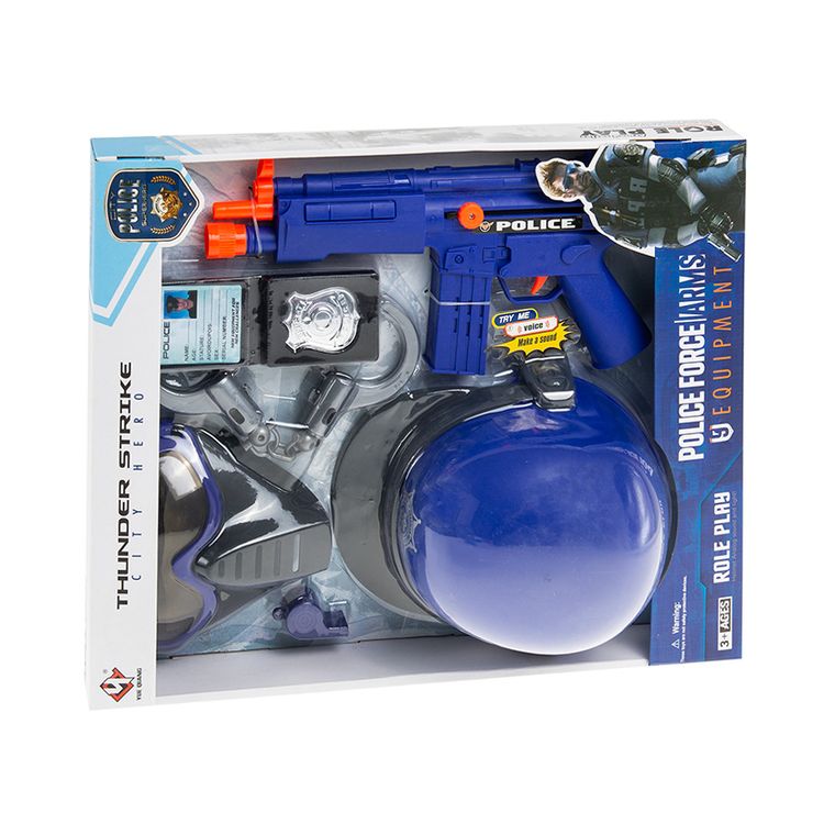 Smiki, Policjant, strój dla dzieci, 7 elementów