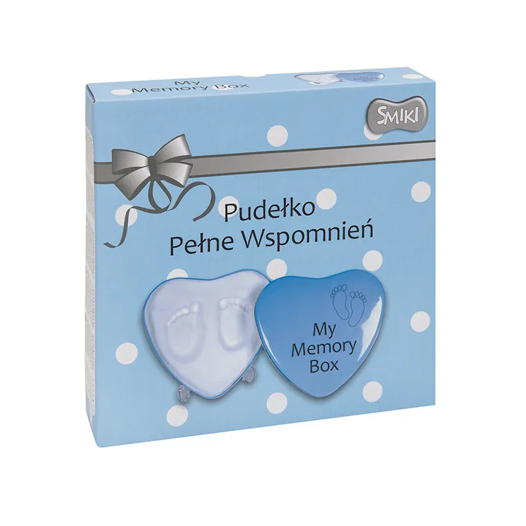 Smiki, Pudełko pełne wspomnień, masa do odlewu, niebieskie