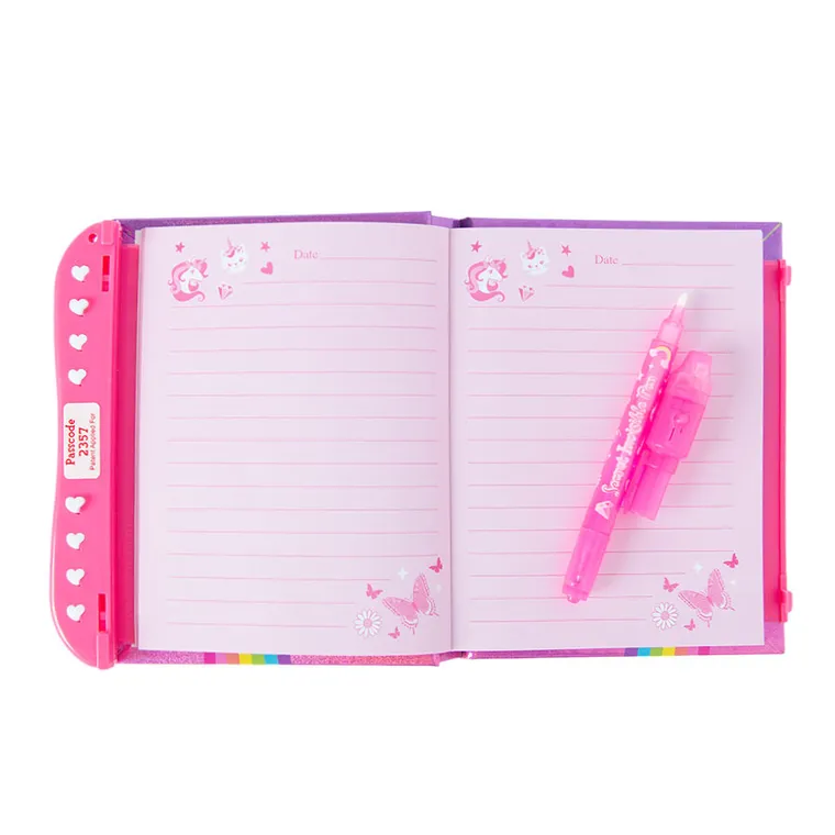 Smiki, Secret me, Kot, magiczny pamiętnik na szyfr z długopisem UV