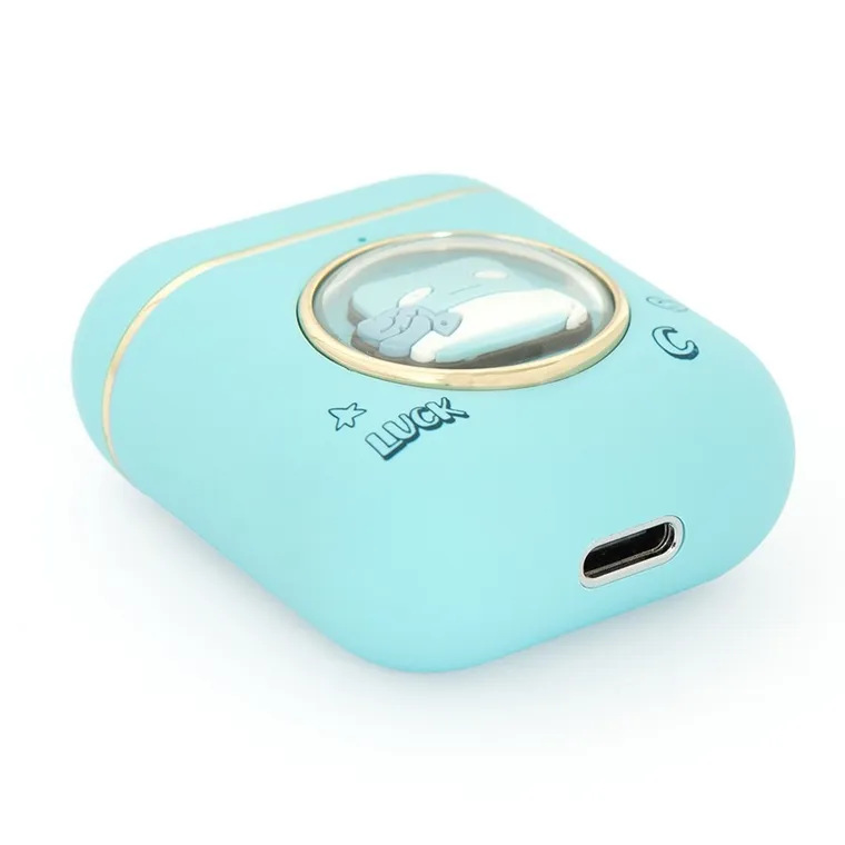 Smiki, słuchawki bezprzewodowe, douszne, niebieskie