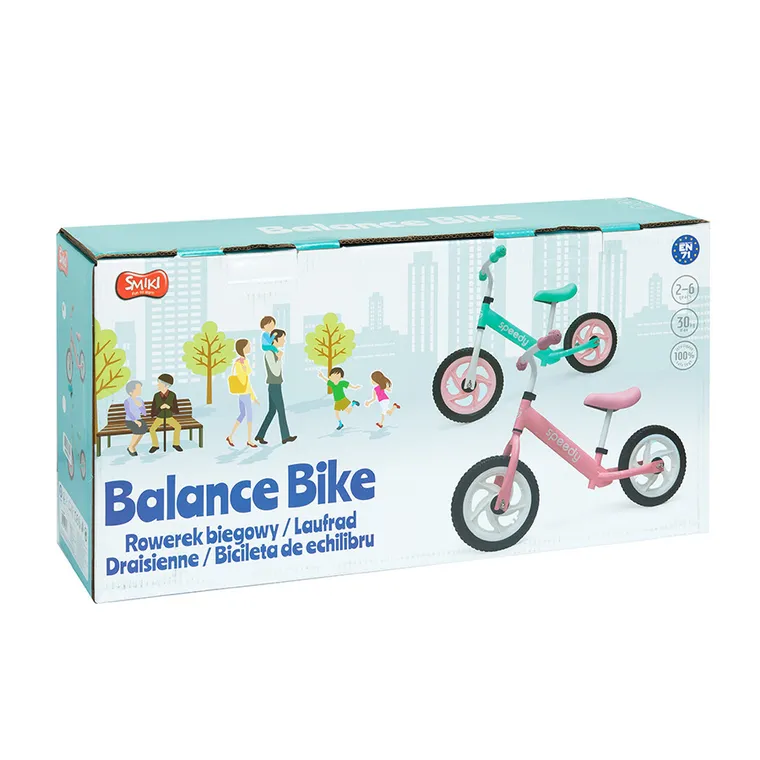 Smiki, Speedy, rowerek biegowy, różowy