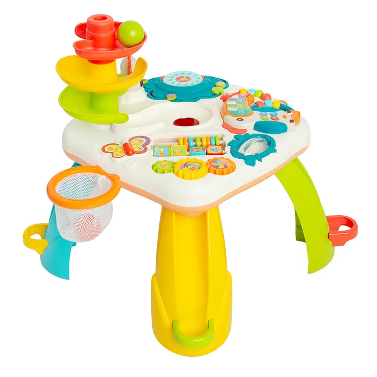 Smiki, stolik edukacyjny z kulodromem, interaktywny, 18m+