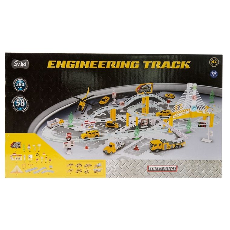 Smiki, Street Kingz, Engineering Track, garaż z pojazdami