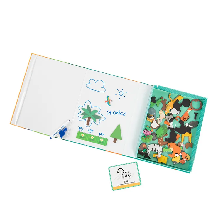 Smiki, Świat zwierząt, magnetyczny zestaw puzzli, 53 magnesy