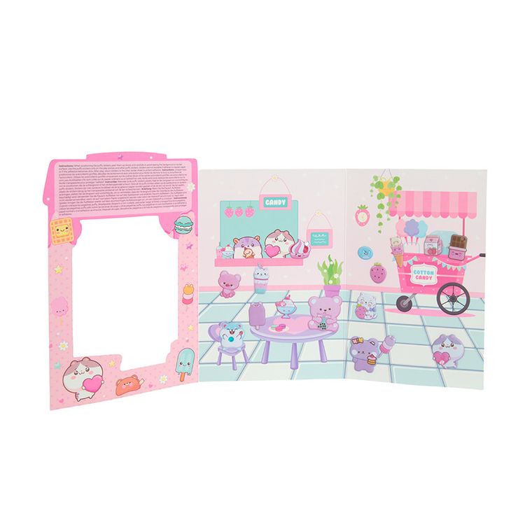 Smiki, tablet do rysowania LCD, zestaw z naklejkami