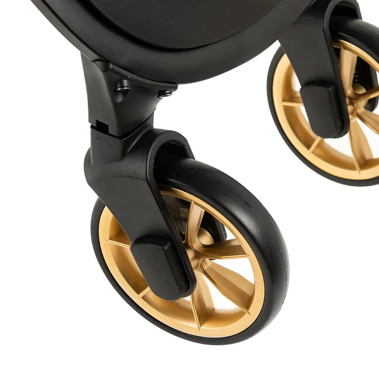 Smiki, Thunder Pro, wózek spacerowy, czarno-złoty