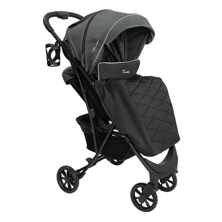 Smiki, Thunder, wózek spacerowy, szary