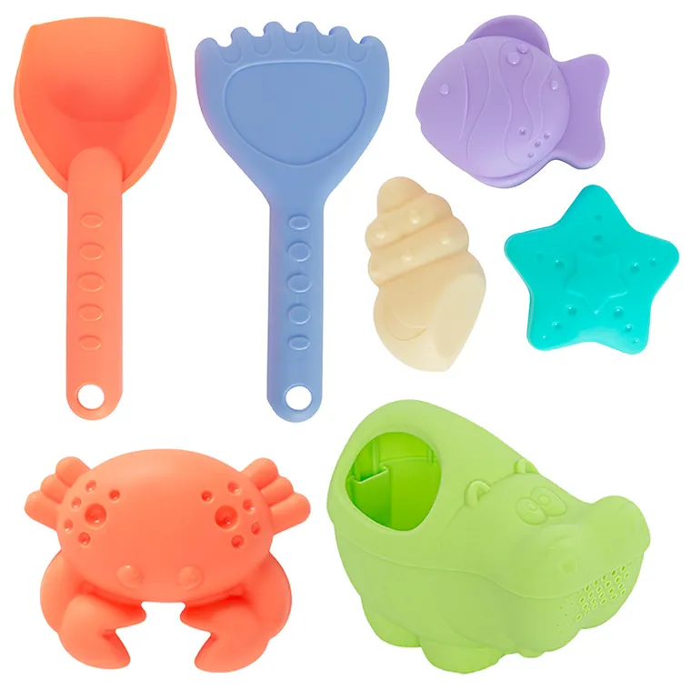 Smiki, walizka z akcesoriami do piasku i wody, 8 elementów