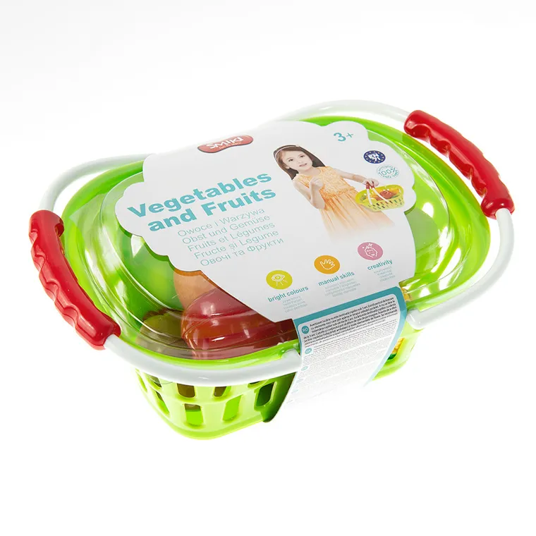 Smiki, Warzywa i owoce, zestaw do krojenia