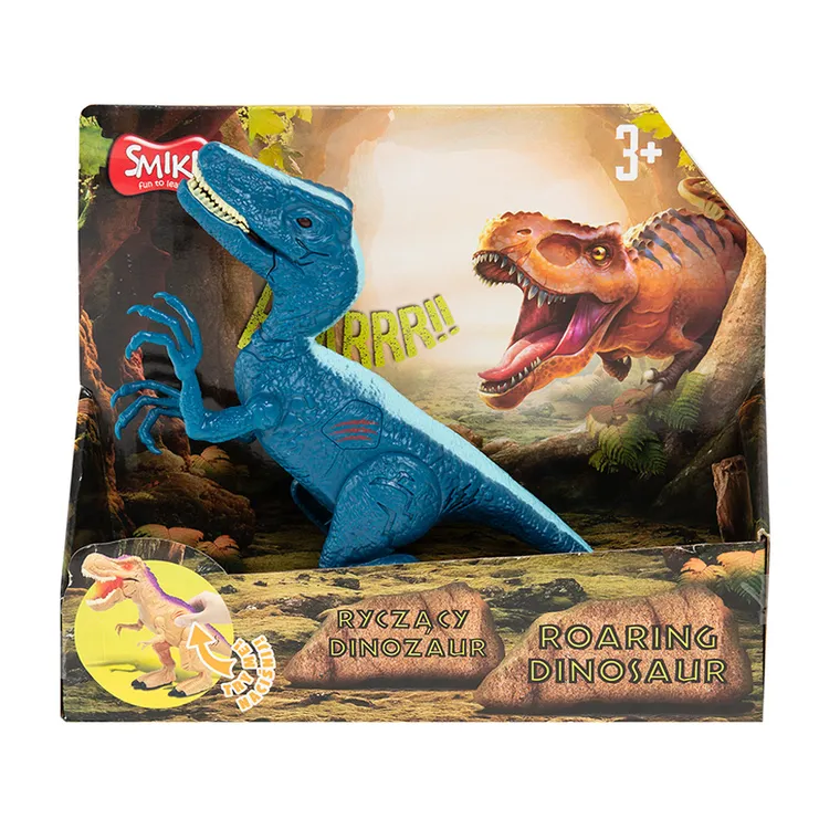 Smiki, Welociraptor, dinozaur, figurka interaktywna, 16 cm
