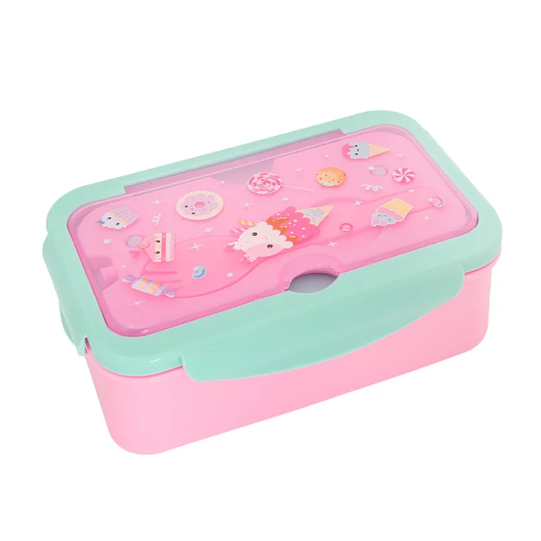 Smiki, zestaw śniadaniowy z akcesoriami, lunchbox + bidon