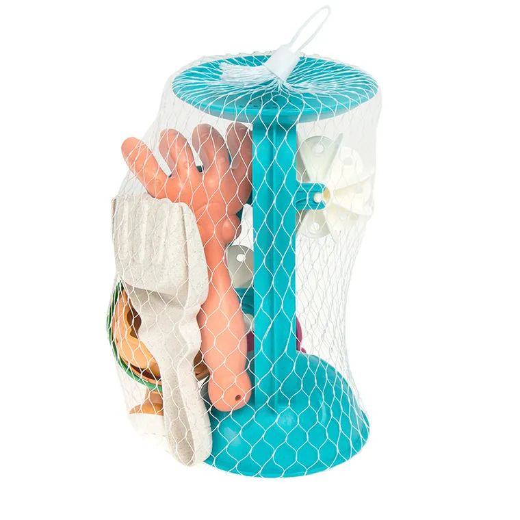 Smiki, zestaw z młynkiem do zabawy w piasku, wiaderko z akcesoriami