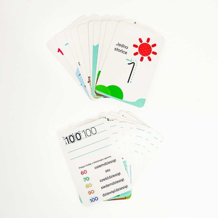 Smiki, Zmywalne cyferki, zestaw edukacyjny