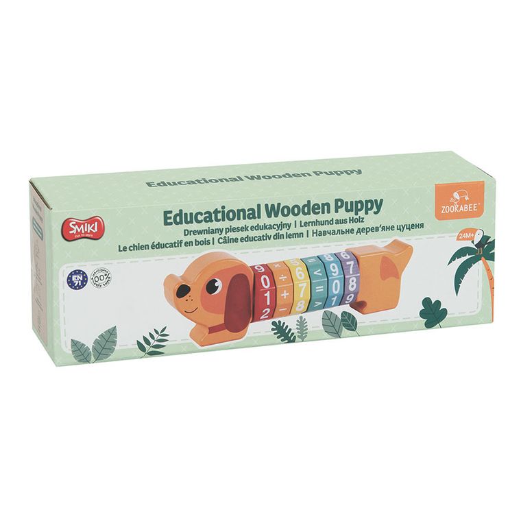 Smiki, Zookabee, drewniany piesek edukacyjny