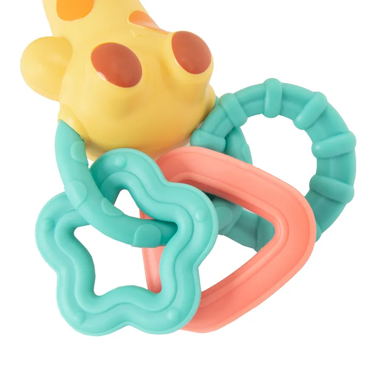 Smiki, Żyrafa, grzechotka muzyczna z gryzakiem, żółta