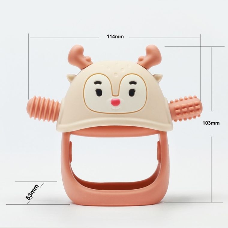 Smily Mia, gryzak, renifer, nude