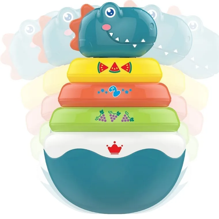 Smily Play, Dino, piramidka, zabawka interaktywna