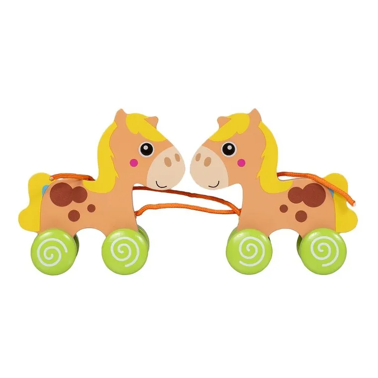 Smily Play, drewniany konik do ciągnięcia