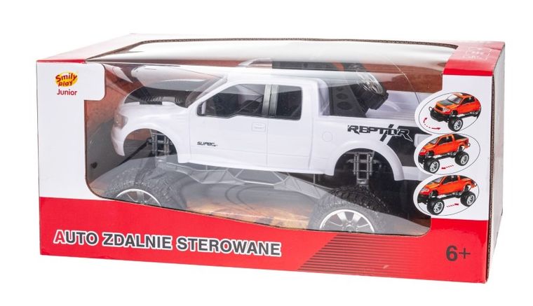 Smily Play, Junior, Jeep, pojazd zdalnie sterowany, biały