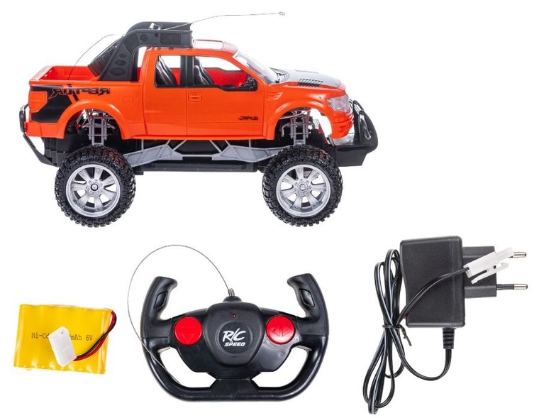 Smily Play, Junior, Jeep, pojazd zdalnie sterowany, pomarańczowy