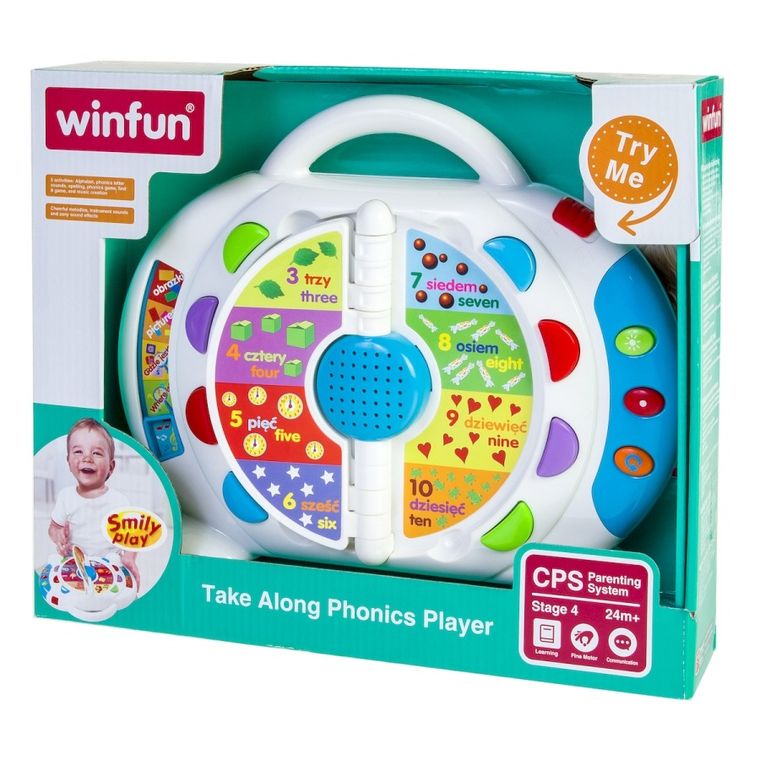 Smily Play, książeczka polsko-angielska, zabawka edukacyjna