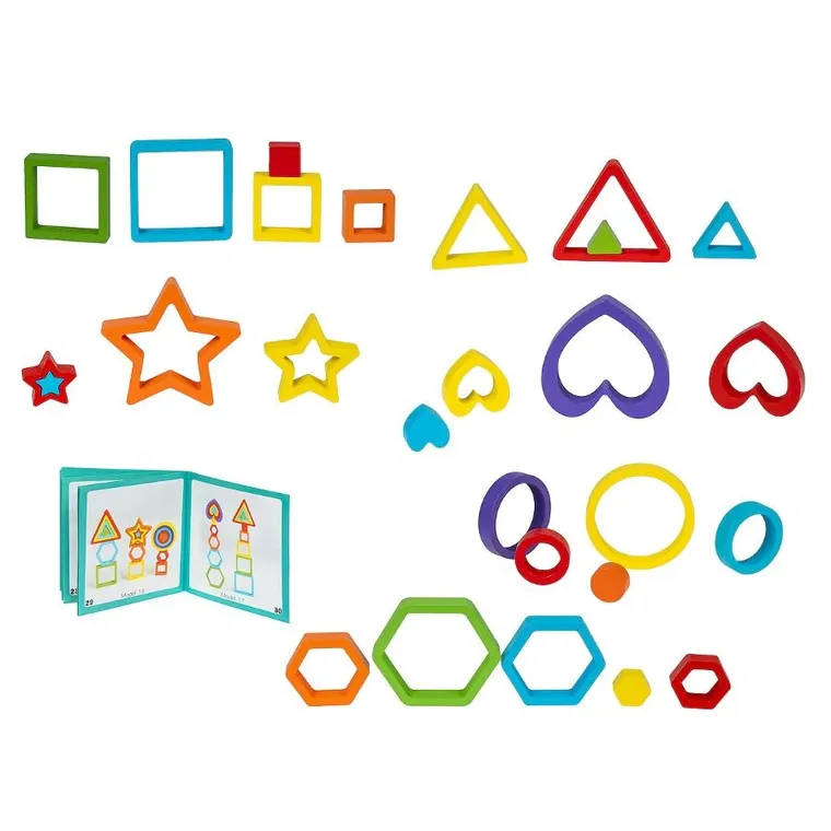 Smily Play, Kształty, drewniana układanka