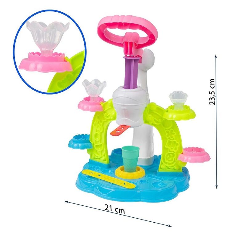 Smily Play, lodziarnia, masa plastyczna z akcesoriami