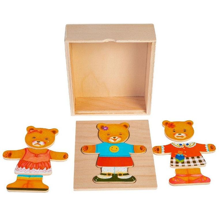 Smily Play, Misiek, układanka drewniana